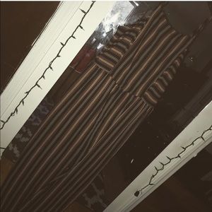 Striped jumpsuit